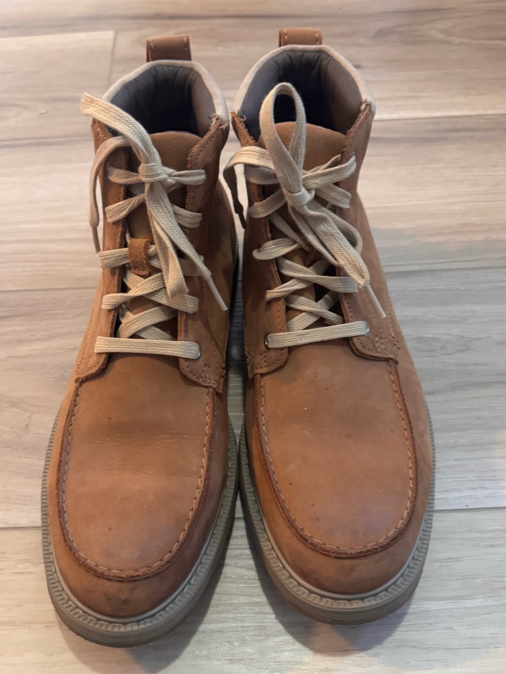 Sorel Madson II Moc Toe Boots Men’s 10.5 Brown Leather Worn Once